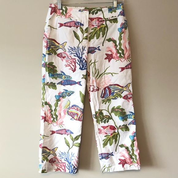 Talbots Pants - Talbots Marine Life Pants